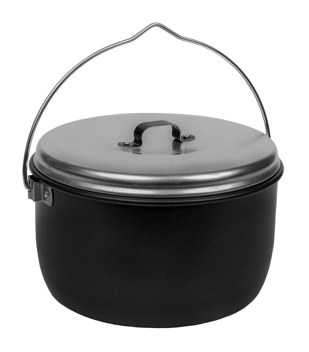 BILLY POT 4.5L BLK W/ LID NS