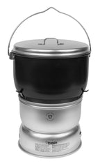 BILLY POT 4.5L BLK W/ LID NS
